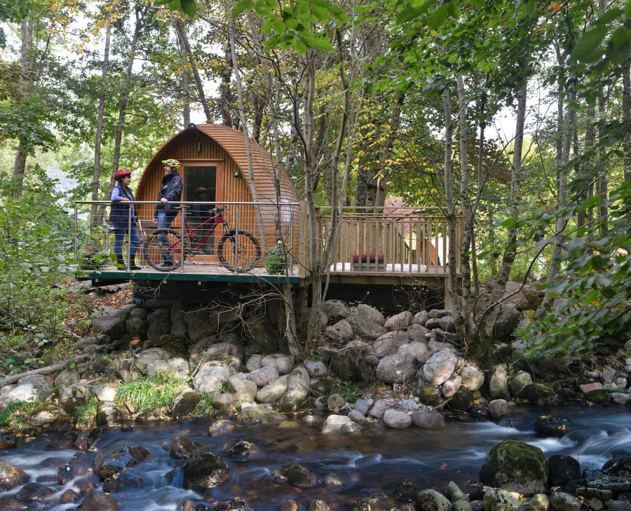 cabane glamping en Auvergne